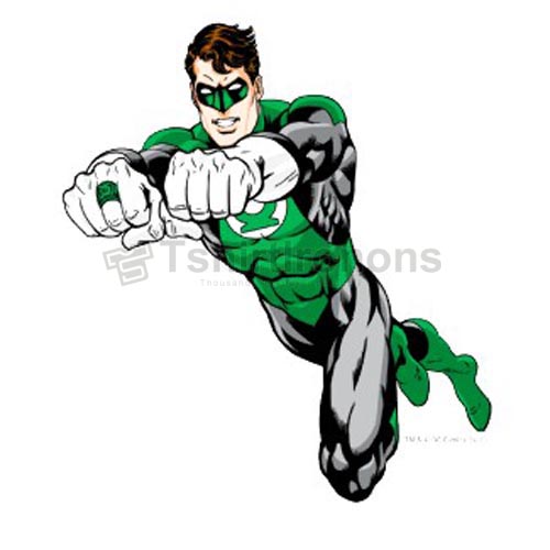 Green Lantern T-shirts Iron On Transfers N4528 - Click Image to Close